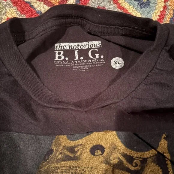 The Notorious B.I.G. XL Black T-Shirt - Picture 3 of 3